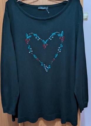 Светр тоненький чудовий фірми evans! великий розмір! турция!