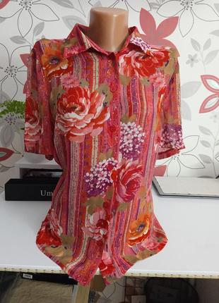 Блузка рубашка женская летняя тоненькая короткий рукав женская блуза рубашка