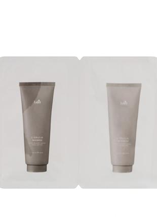 Шампунь и маска для волос с глиной la'dor c-tox clay dual pouch 8 мл + 8 мл