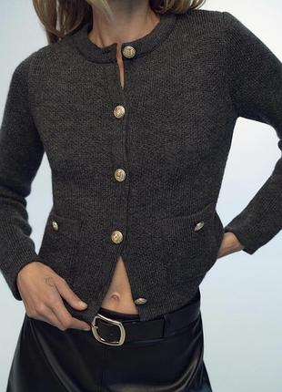 Трикотажний кардиган zara