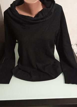 Кофта женская с асимметричным воротником