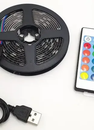 Лента светодиодная led rgb c bluetooth 5050 с пультом 7680