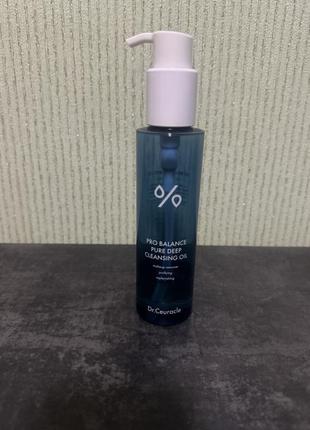 Очищувальна гідрофільна олійка з пробіотиками dr.ceuracle pro balance cleansing oil, гідрофільна олія, гидрофильное масло