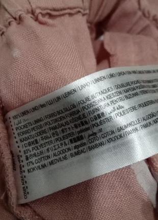 Брюки из льна6 фото