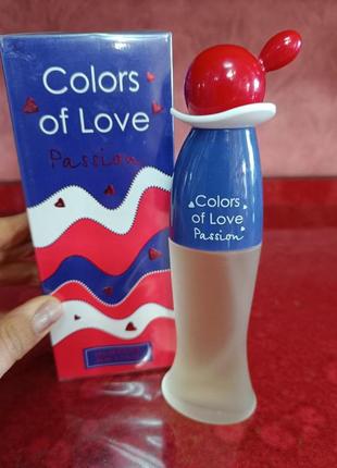 Туалетна вода для жінок univers parfum colors of love passion 65 мл