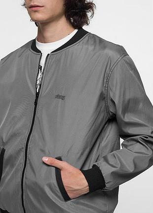 Демисезонний бомбер vboy s,m,l,xl. червоний, синій, сірий.