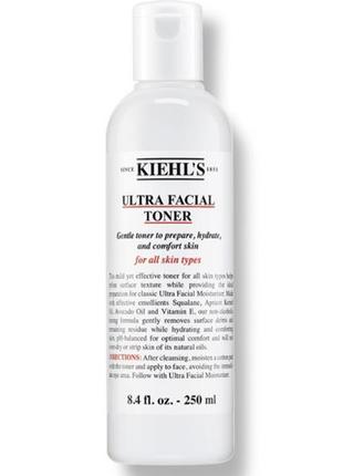 Увлажняющий тоник для лица для всех типов кожи kiehl's ultra facial toner 250 ml2 фото