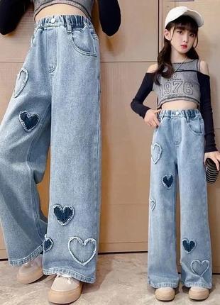 Джинси палаццо для дівчаток 3