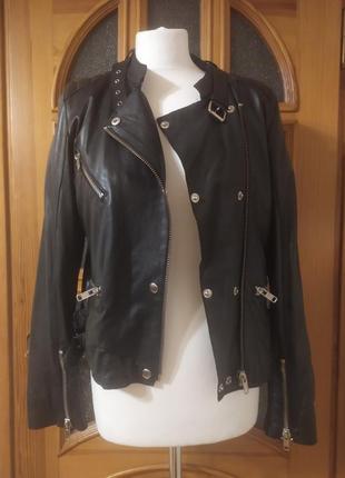 Кожаная куртка sandro