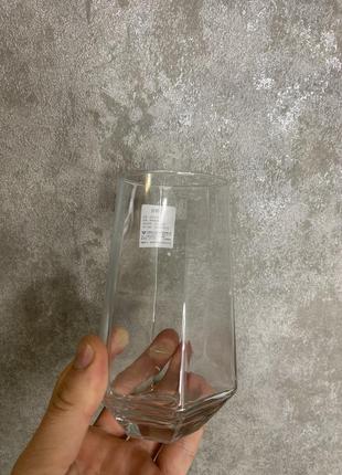 Набір склянок, оригінальний посуд , стакани, кухня з