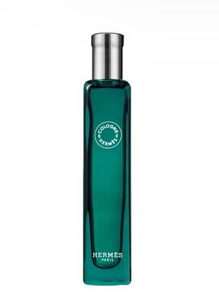 Миниатюра одеколон унисекс hermes eau d'orange verte 15 мл