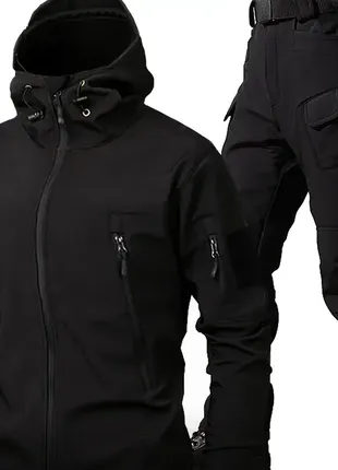 Тактичний костюм softshell на флісовій підкладці (водонепроникний, вітронепродувний