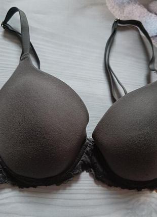 Коттоновий бюстик з мереживом від primark, pp 32с/70c.