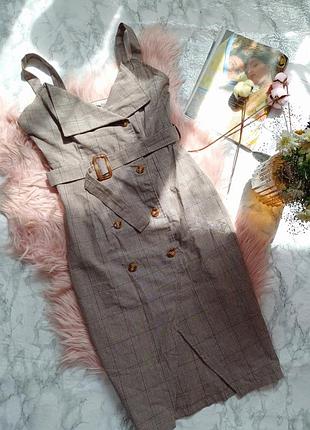 Сукня сарафан в клітинку charlotte russe