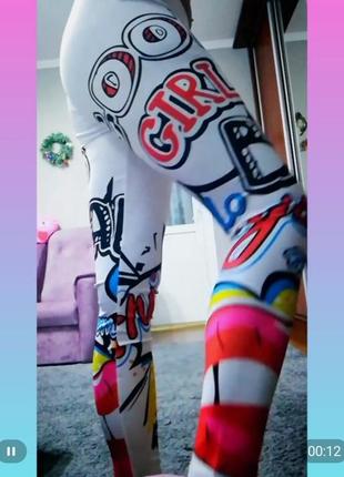 Лосіни з принтом 5