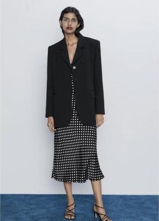 Шикарное платье миди zara🖤