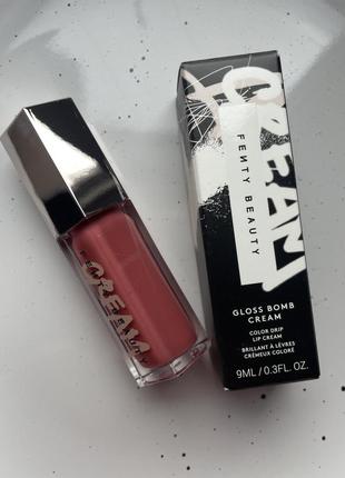 Блеск для губ fentybeauty gloss bomb cream color drip lip cream — fenty glow