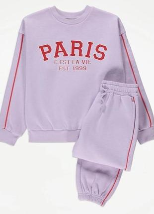 Для девочки костюм спортивный george англия флис