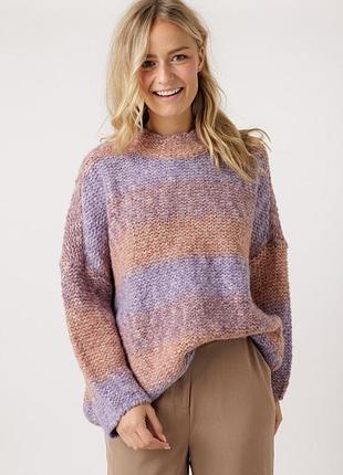 La fee maraboutee atelier модный французский бренд, стильный свитер с горловиной свободного силуэта из мягкой пряжи