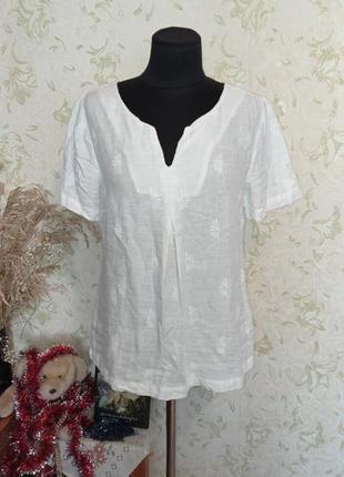 Блуза 100% лён uk10