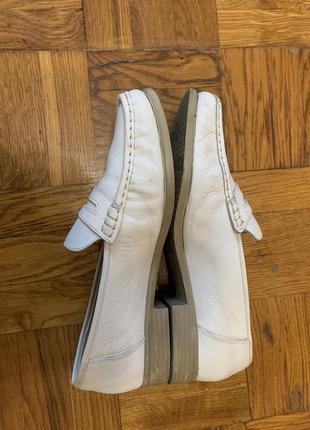 Білі туфлі , білі лофери, білі мокасини4 фото