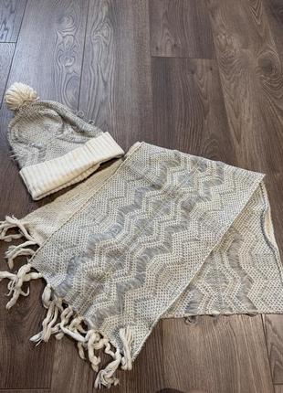 Комплект шапка і шарф