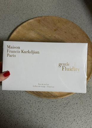 Набір travel set kurkdjian gentle fluidity gold мейсон джентл флюидити (5*11 ml)