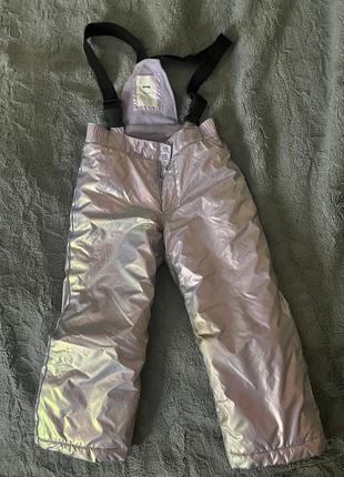 Штаны детские теплые