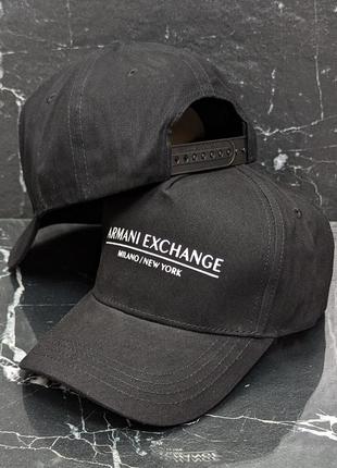 Бейсболка кепка armаni exchange black white