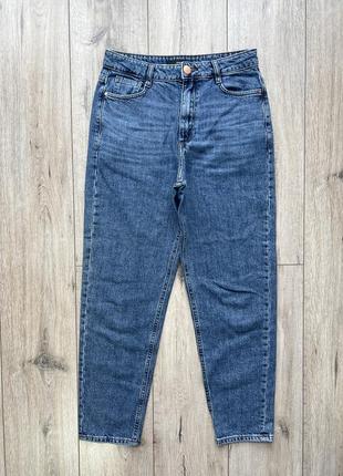 Синие мом джинсы 38 размер