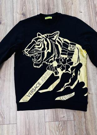 Черный свитшот versace оригинал