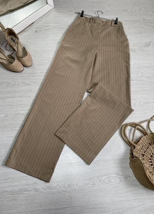 Брюки палаццо на високій посадці zara