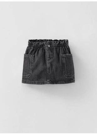 Джинсовая юбочка 110 zara
