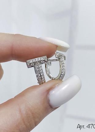 Серебряные серьги