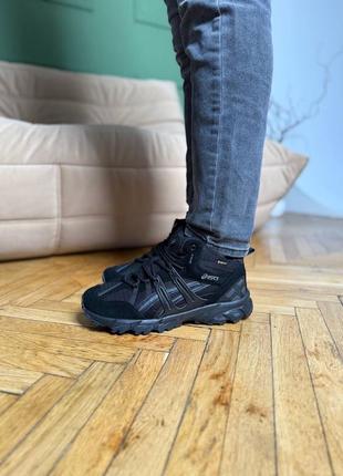 Зимние кроссовки asics gel-sonoma 15-5023x high black fur