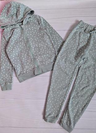 Костюм комплект худи пайта джоггеры 6-7 теплый