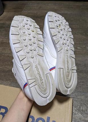 Женские кроссовки reebok cl lthr eg59755 фото