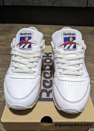Женские кроссовки reebok cl lthr eg59752 фото