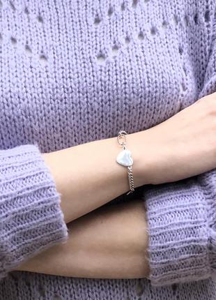 Массивный браслет серебро 925