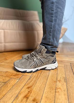 Зимние кроссовки asics gel-sonoma 15-50#x high brown beige fur
