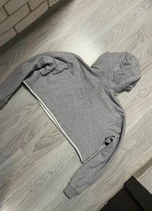 Укороченное худи оверсайз adidas4 фото