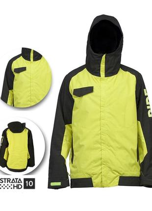 Куртка чоловіча гірськолижна ride gatewood jacket attached hood m lime/light 49668