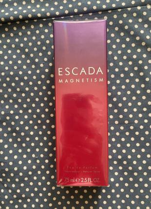 Парфумована вода escada magnetism 75 ml , нова