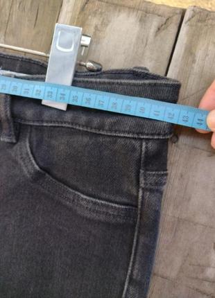 Джинсы женские,черные рваные 4