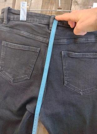 Джинсы женские,черные рваные 8