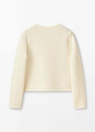 Кремовый кардиган massimo dutti7 фото