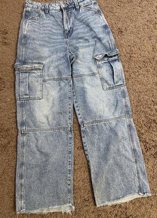 Джинси карго палаццо жіночі