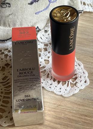 Оригінал франція помада lancome l’absolu rouge drama ink