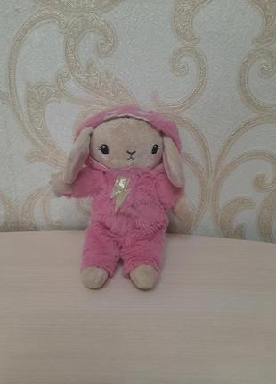 Мягкая игрушка зайка зайчик кролик в костюме h&m
