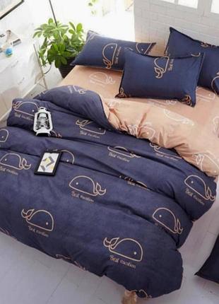 Постельный комплект евро cotton home